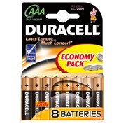 Батарейка AAA Duracell LR03-8BL Basic (8шт)