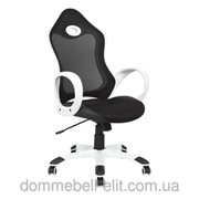 Кресло компьютерное Матрикс-1 Белый, сиденье Сетка черная/спинка Сетка черная