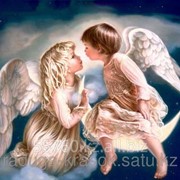 Картина стразами Ангелочки на небесах 40*50 фотография