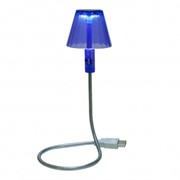 Светодиодная лампа CBR CL-600S фиол., 6 диодов, USB, сувенир. фото