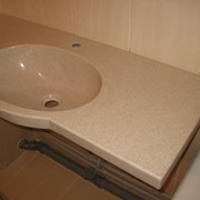 Раковины из искусственного камня для ванных комнат фото