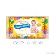 Салфетки влажные Super Fresh, для детей и мам, 60шт
