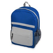 Рюкзак Универсальный (синяя спинка, синие лямки), синий/серый фотография