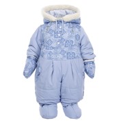 Зимний комбинезон для новорожденных, Голубая Снежинка фото