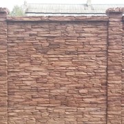 Двусторонний бетонный забор “Танвальд“ фото