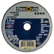 Отрезной круг FLEXOVIT по мет., 41 o 76x1.0x10.0, 80 m/sec 66252833014 фото