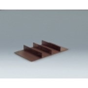 Вставка для столовых приборов коричневая 50x30 см деревянная Form Scenario GN