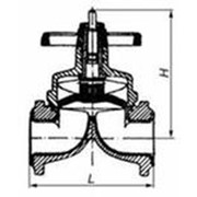Клапан мембранный футерованный 15ч76п Ду100 Ру6,3 фотография