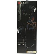 Внутриканальные наушники SZX S917S Black в силиконовой оплетке фото