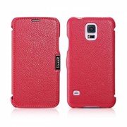 Чехол iCarer для Samsung Galaxy S5 Litchi Rose (side-open) фото