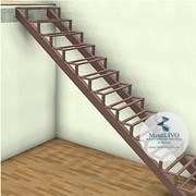 Металлокаркас лестницы 