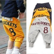 Одежда детская Free shipping 2013 spring 8 boys clothing girls clothing baby 9 pants trousers breeched, код 1079704066 фото