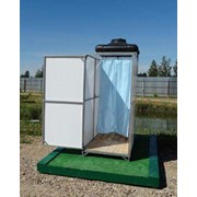 Душ дачный Комфорт . Вариант с тамбуром и без. Бак от 55 до 200 литров с подогревом и без. Доставка. арт №-12-1-128 фото