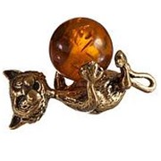Фигурка “Кот с шаром“ фото