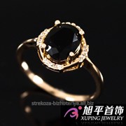 Кольцо лимонное золото, (1,1 см) 524497(2) фотография