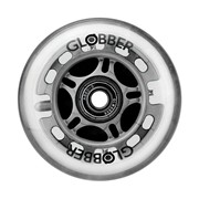 Колесо для самоката Globber 80мм Lightning Primo/Evo светящееся прозрачный 1шт фотография