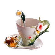 Подарочный чайный набор “Тигровый цвет“ на 1 персону 14*12*12см. 111512 фотография