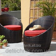 Набор стульев, George Home 2 Jakarta Egg Bistro Chairs - Chilli Red