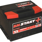 Батареи аккумуляторные свинцово-кальциевые стартерные 6CT - 55 (LR) фото