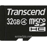 Карта памяти MicroSDHC 32GB Class 4 Transcend (TS32GUSDC4) фото