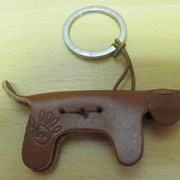 Брелок для ключей кожанный Совушка-3D, арт. 37128/2 фотография
