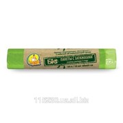 Пакеты Мусорные Фрекен Бок зеленые БИО с затяжкой на 60л, 10 шт фотография