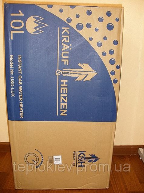 Газовая колонка Krauf Heizen USD-LUX H33 LCD 10 L в Киеве (Газовые ...