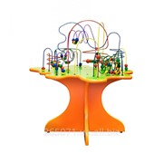 Детский развивающий игровой модуль Beadstree Table Orange White фото