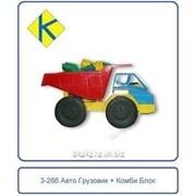 Автотранспортная игрушка Грузовик+Kombi Blocks 3-266 Кассон фото