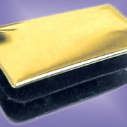 Заглушка прямоугольная CRTM-tipe золото/хром