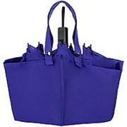 Зонт-сумка складной Stash, синий фотография