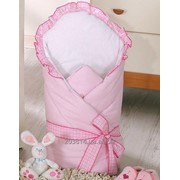 Конверт-одеяло для детей на выписку Milpol розовый