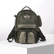Рюкзак туристический, 38 л, отдел на молнии, 4 наружных кармана, цвет олива фото
