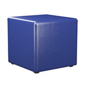 Банкетка/куб в прихожую, цвет синий, с сиденьем, для магазина ПФ-1(синий) фото
