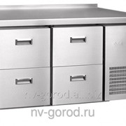 Стол холодильный СХС-70-03, 4 выкатных ящика под GN 1/1, среднетемп. t (-2+8°С), 1430х705х900 мм