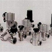 Клапан вакуумный угловой HV с пневматическим приводом GDQ-J80 ISO-K, 304SS, артикул 2219 фото