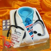 Праздничный торт Подарок врачу фото
