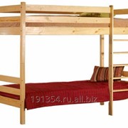 Кровать 2-х.ярусная из массива сосны. фото