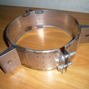 Хомут из нержавеющей стали: монтажный, диаметр (ф150)