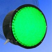 Noname Вкладыш зеленого свечения 300 мм питание 220В для лампового дорожного светофора арт. СцП23455 фото