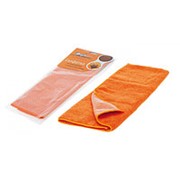 Салфетка из микрофибры и коралловой ткани AB-A-04 оранжевая (35x40 см)
