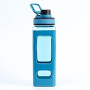 Бутылка для воды "Гава" 700 мл, с ситечком, синяя