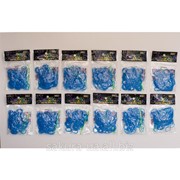 Резинки для Плетения / Голубой / 200 шт в пак./ 12 пакетиков в уп. u20002 фотография