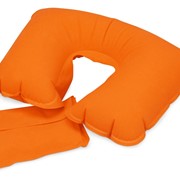 Подушка надувная базовая, оранжевый фотография