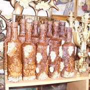 Сувениры бутылки из дерева фото