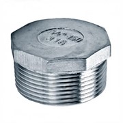 Заглушка нержавеющая круглая, D= 19 мм, s= 0.3 мм, сварная фото