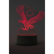 Светильник 3D (ночник) "Орёл"