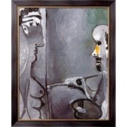 Картина Художник и его модель, 1965 , Пикассо, Пабло фото