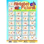 Alphabet Pictures. Англійський алфавіт в малюнках. 52 таблиці, 340-490 мм. Будна Т. Б. фото