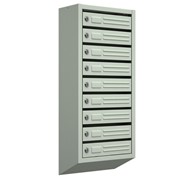 Вертикальный почтовый ящик Витерит-9, серый фото